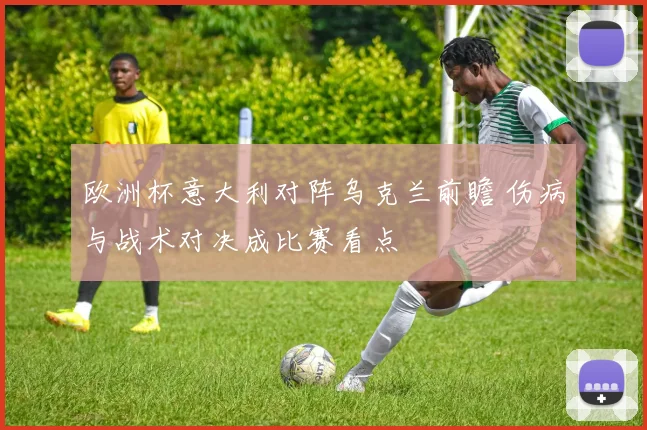 欧洲杯意大利对阵乌克兰前瞻 伤病与战术对决成比赛看点